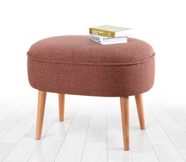 Atelier Del Sofa Puf Bohemio Rojo Teja